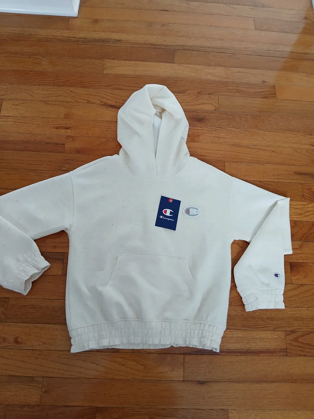 Champion Men’s Natural Speckle Hoodie Sweatshirt